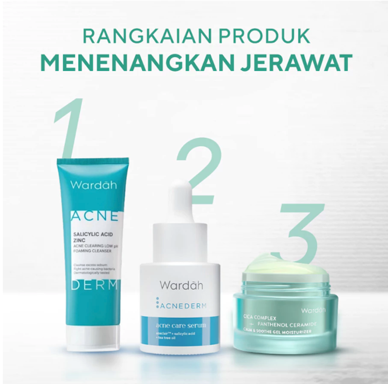 Wardah | Cica Complex + Panthenol Ceramide Calm & Soothe Gel Moisturizer