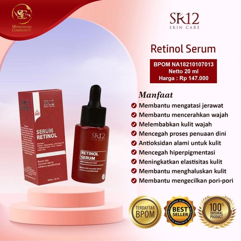 SR12 Skincare | Serum Retinol