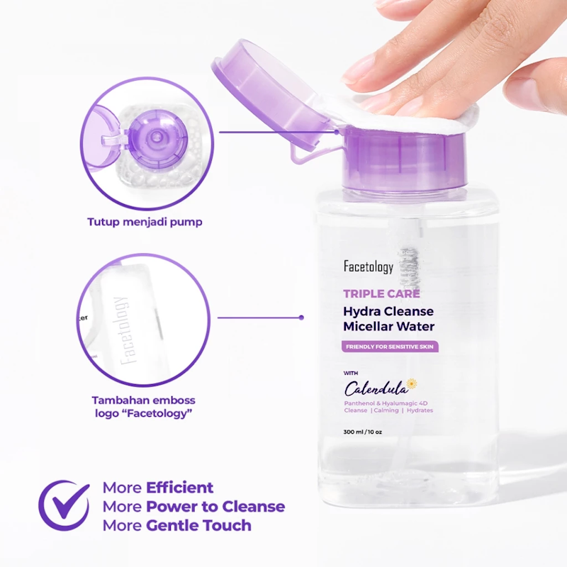 Facetology | Triple Care Hydra Cleanse Micellar Water