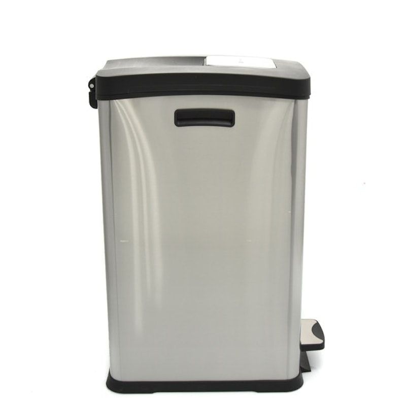 Waste Bin Rectangle Matt 30L with Pedal