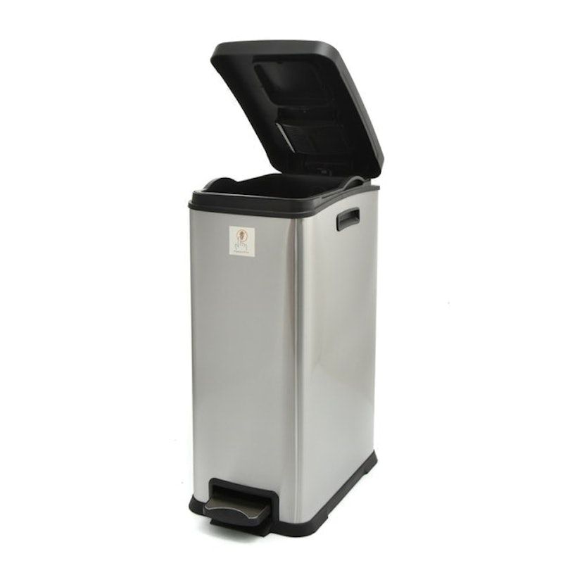 Waste Bin Rectangle Matt 30L with Pedal