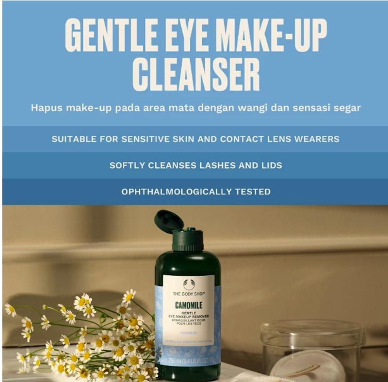 The Body Shop® | Camomile Gentle Eye Makeup Remover