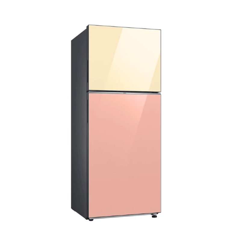 Samsung | 393 L Bespoke Refrigerator TMF Ungkep Compartment Clean Vanilla + Clean Peach