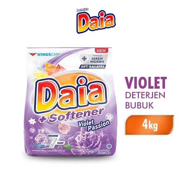 Daia | Detergen Bubuk + Softener Violet Passion