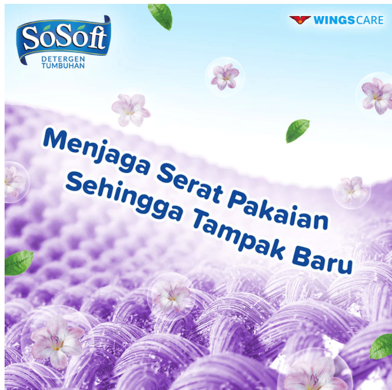 SoSoft Deterjen Cair Freesia & Pear Botol 700 ml
