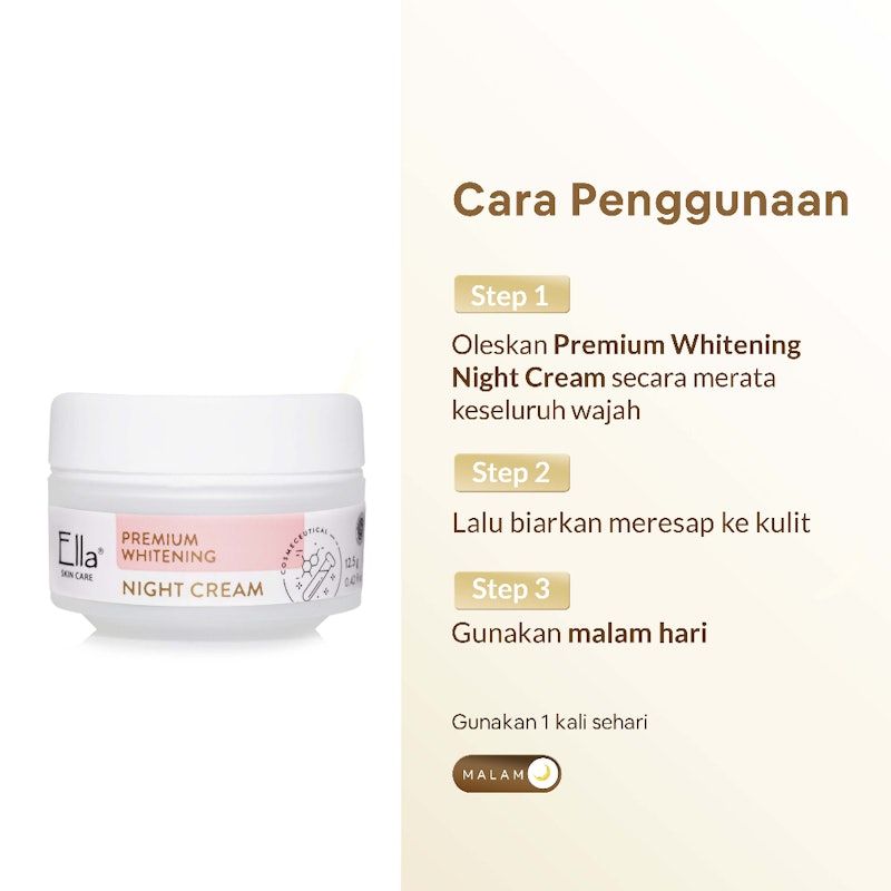 Ella Skincare Premium Whitening Night Cream