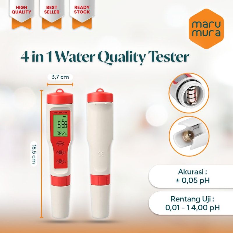 Marumura PH Meter Air Digital