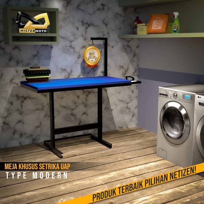 Mistermoto Meja Khusus Setrika Uap