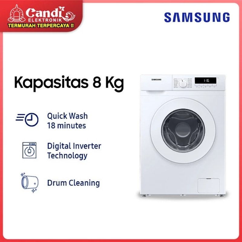 Samsung | 8 kg Laundry Front-load Washer Quick Wash