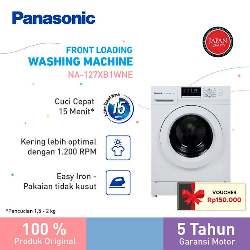 Panasonic | Fully Automatic Washing Machine Front Load