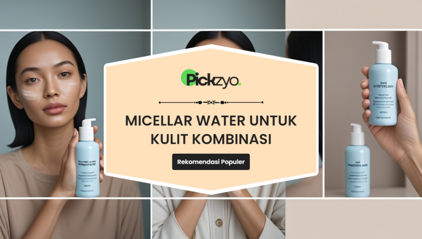 Micellar water untuk kulit kombinasi