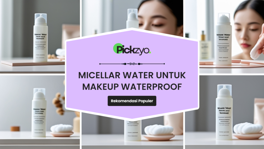 Micellar water untuk makeup waterproof