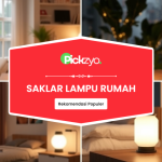 Saklar lampu rumah modern dan stylish