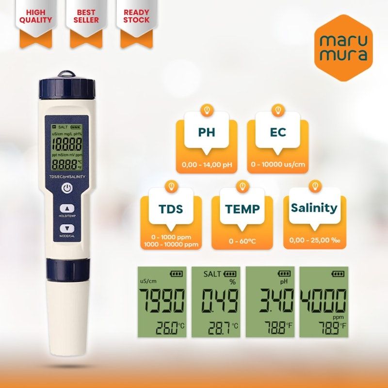 Marumura PH Meter Air Digital