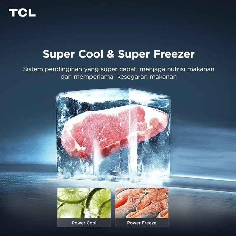 TCL Side By Side Refrigerator