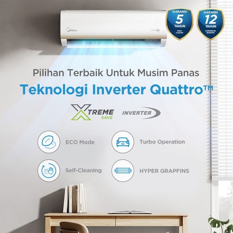 Midea | AC Inverter 0.5 PK XtremeSave