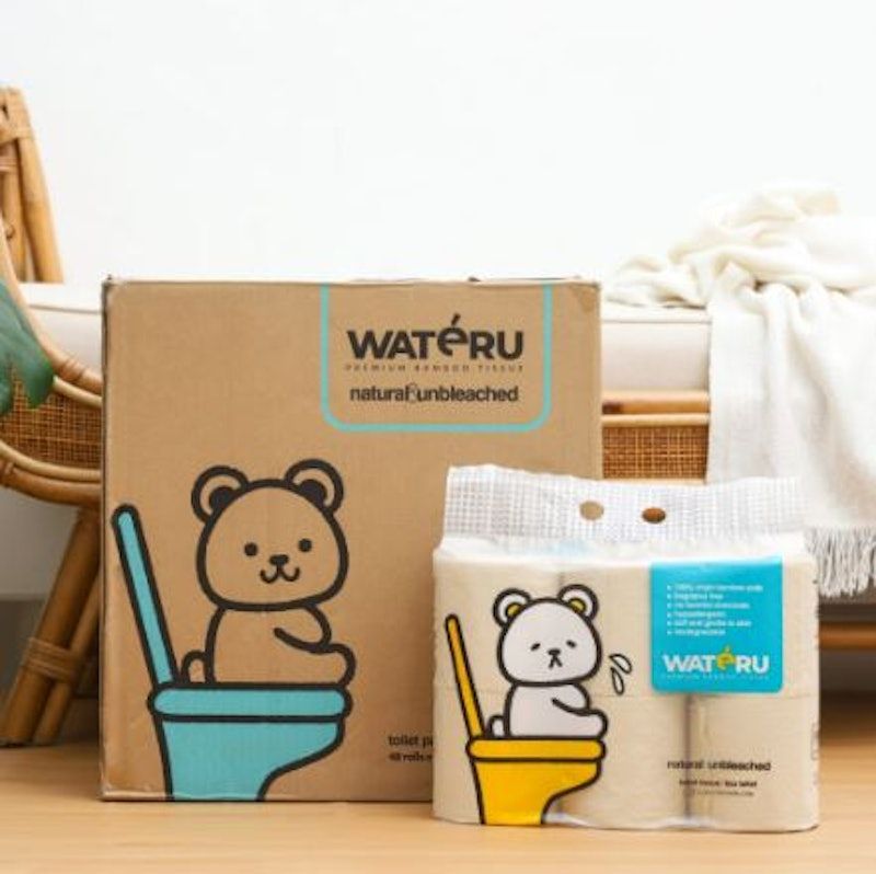 Wateru Premium Bamboo Toilet Tissue