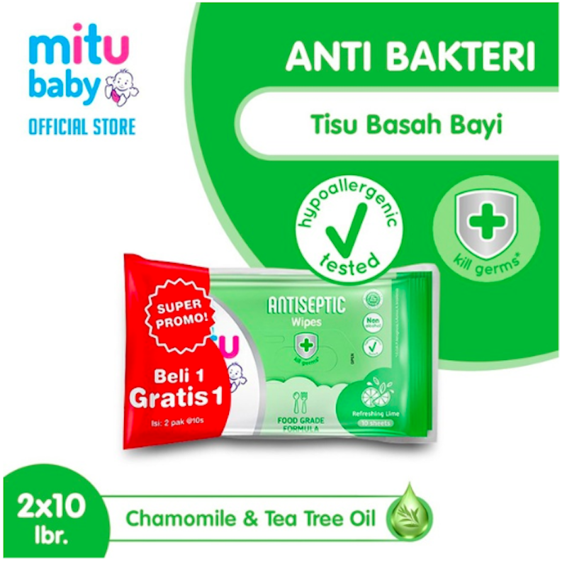 Mitu Baby Tissue Antiseptic Refreshing