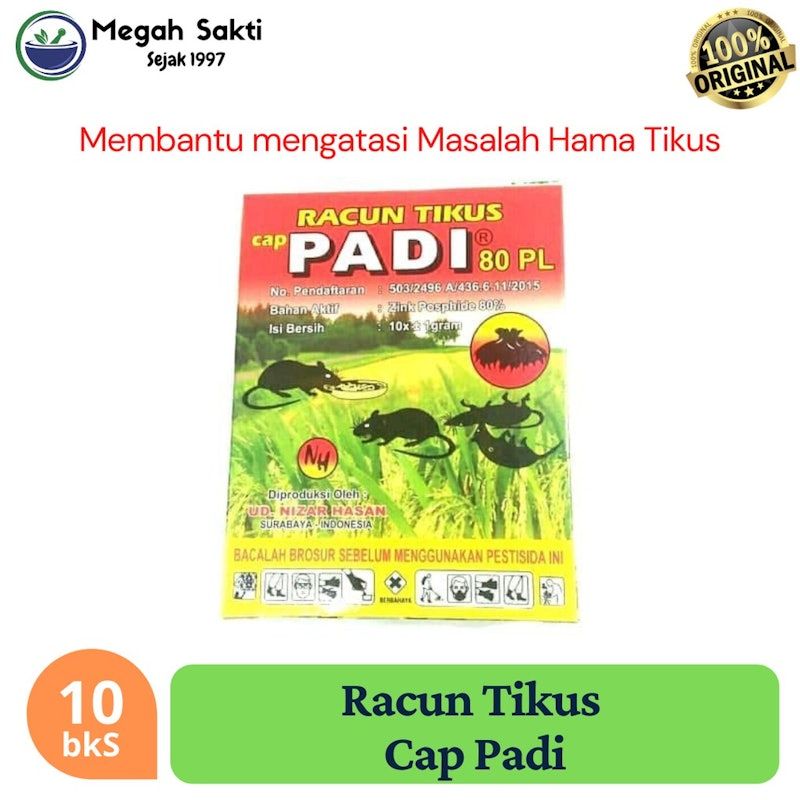 Racun Tikus Rodentisida Cap Padi
