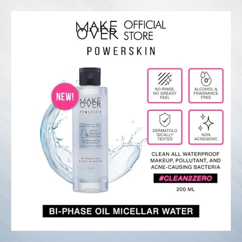 MAKE OVER | Powerskin Bi-Phase Oil Micellar Water