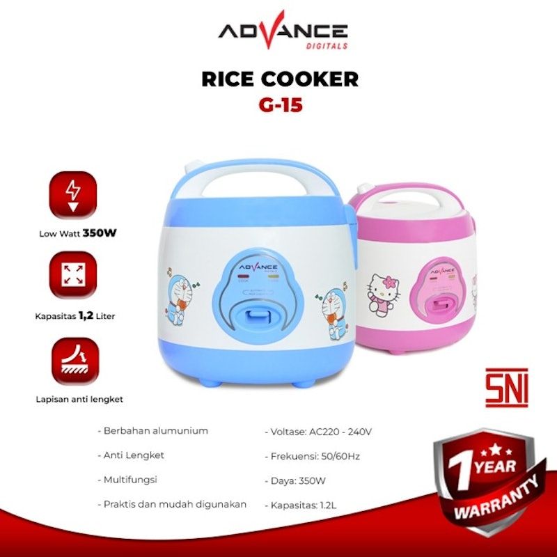 Advance Rice Cooker Mini 1.2 L
