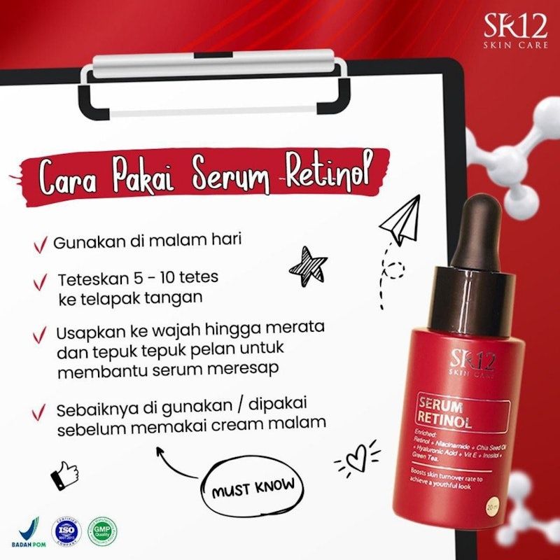 SR12 Skincare | Serum Retinol