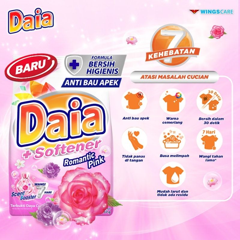 Daia | Softener Romantic Pink