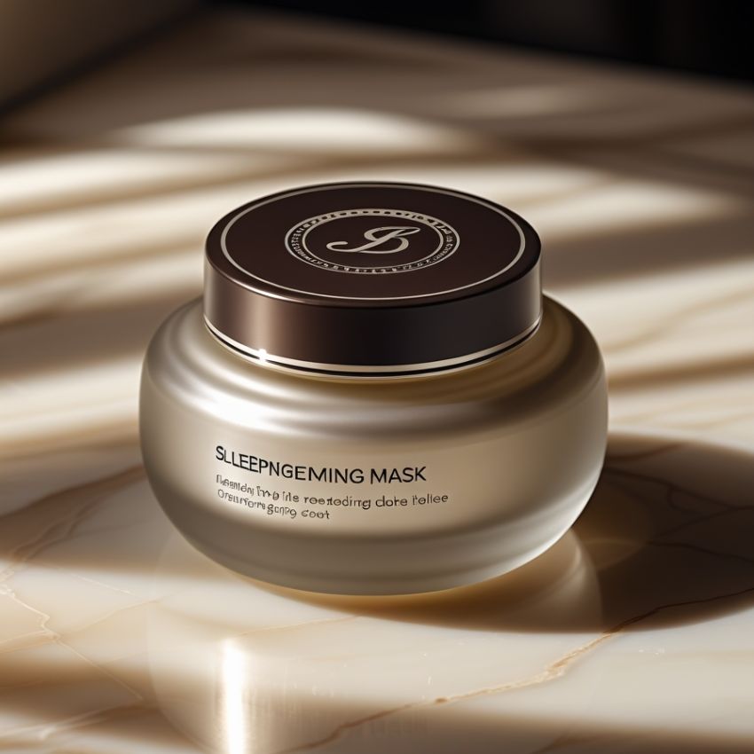 Close-up of a premium sleeping mask