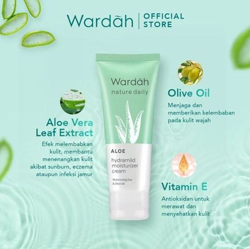 Wardah | Nature Daily Aloe Hydramild Moisturizer Cream