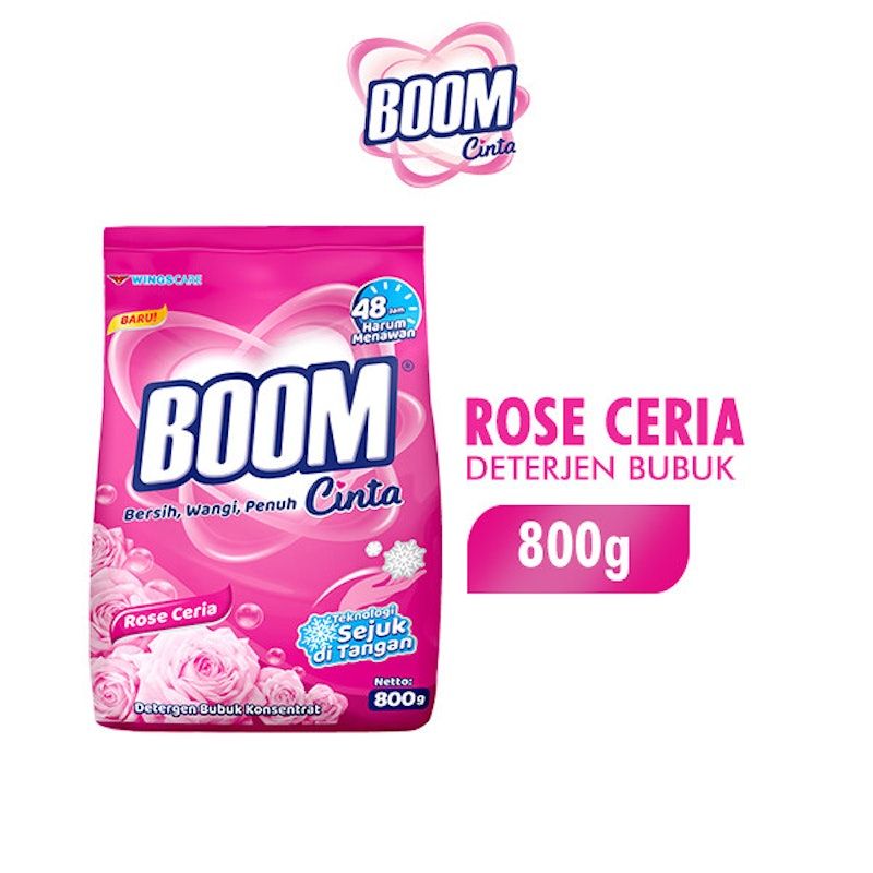 Boom® Cinta Deterjen Bubuk Rose Ceria