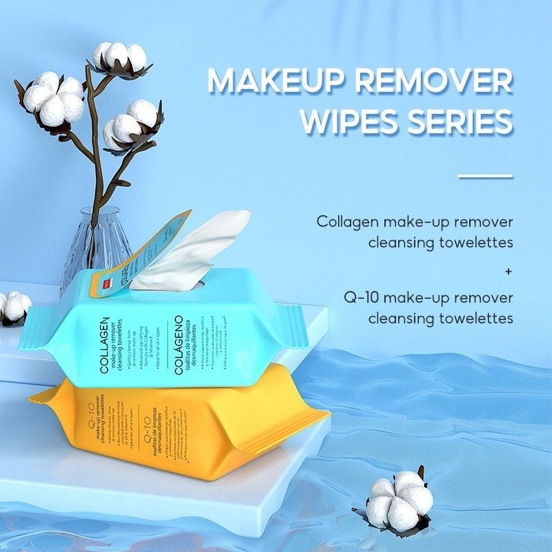 Purederm Collagen Make-up Remover Cleansing Towelettes