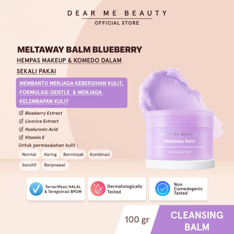 Dear Me Beauty | Meltaway Balm Blueberry