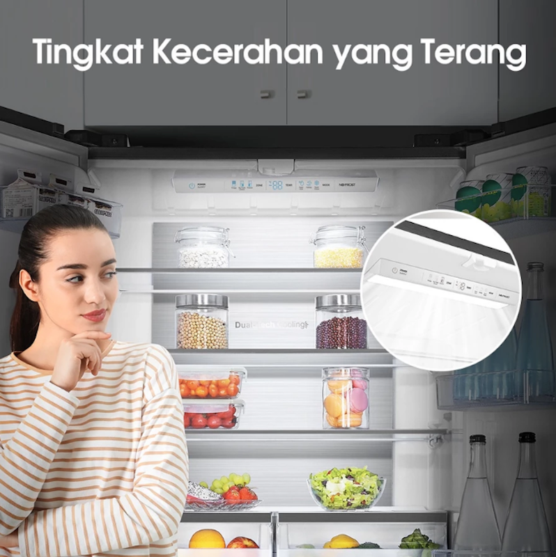 Hisense | Kulkas 4 Pintu 507L White