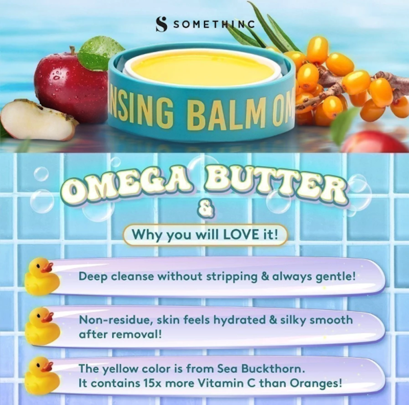 SOMETHINC | Omega Butter Deep Cleansing Balm