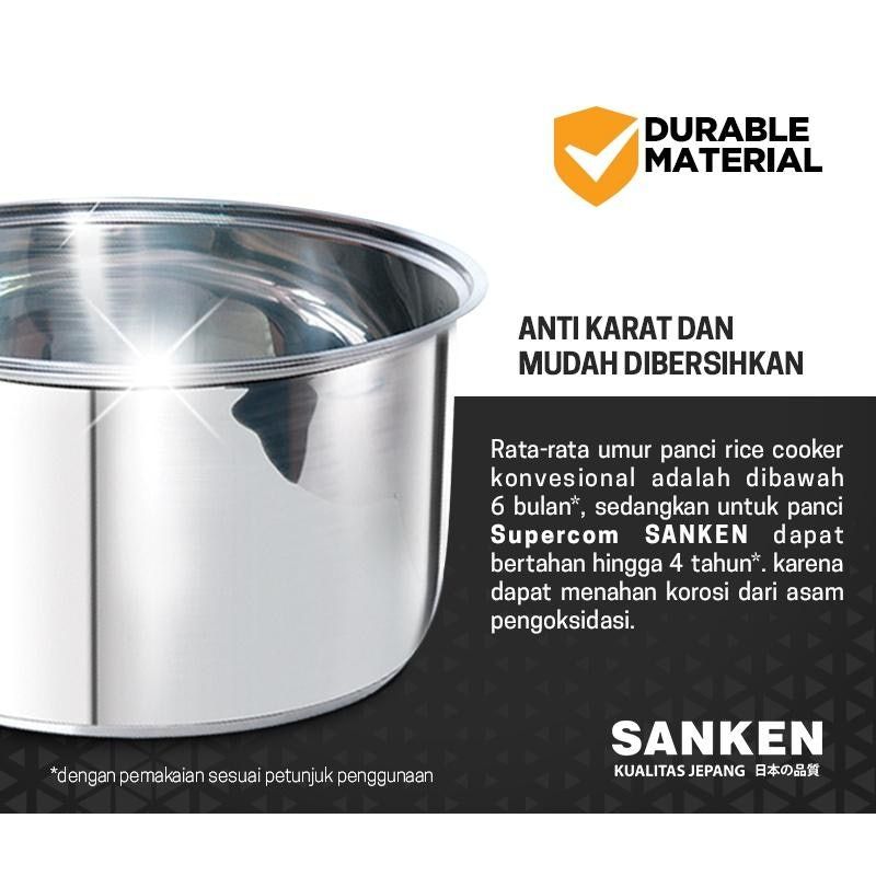 Sanken | Rice Cooker 1.2 L