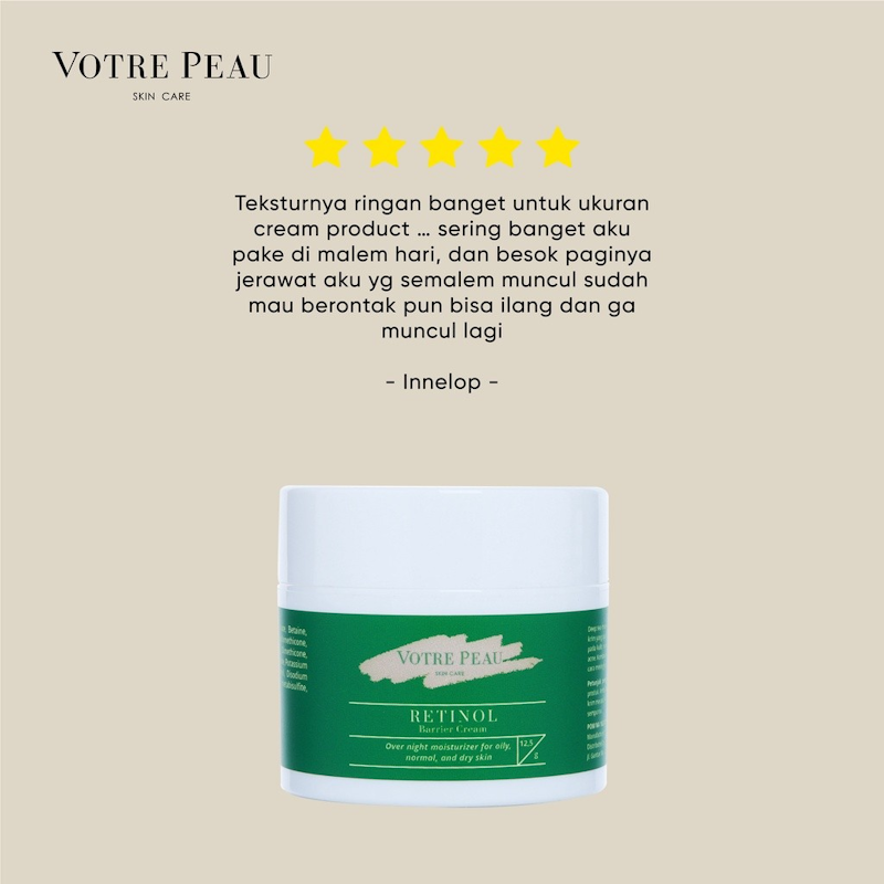 Votre Peau Skin Care Retinol Barrier Cream