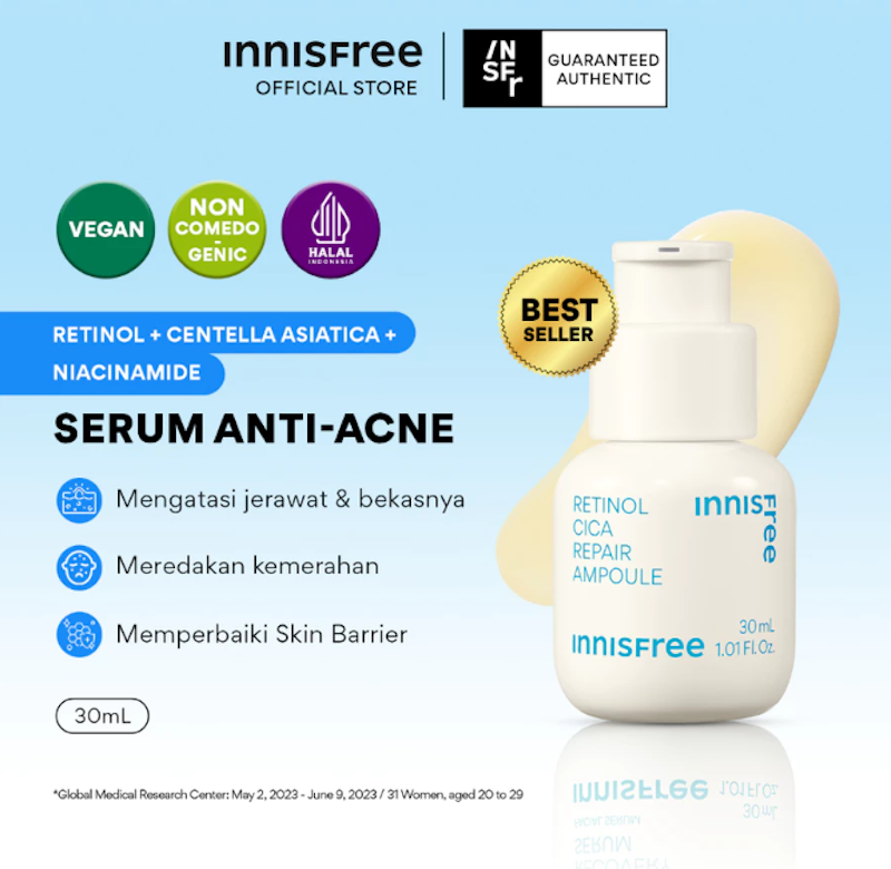 Innisfree | Retinol Cica Moisture Recovery Serum 30 ml