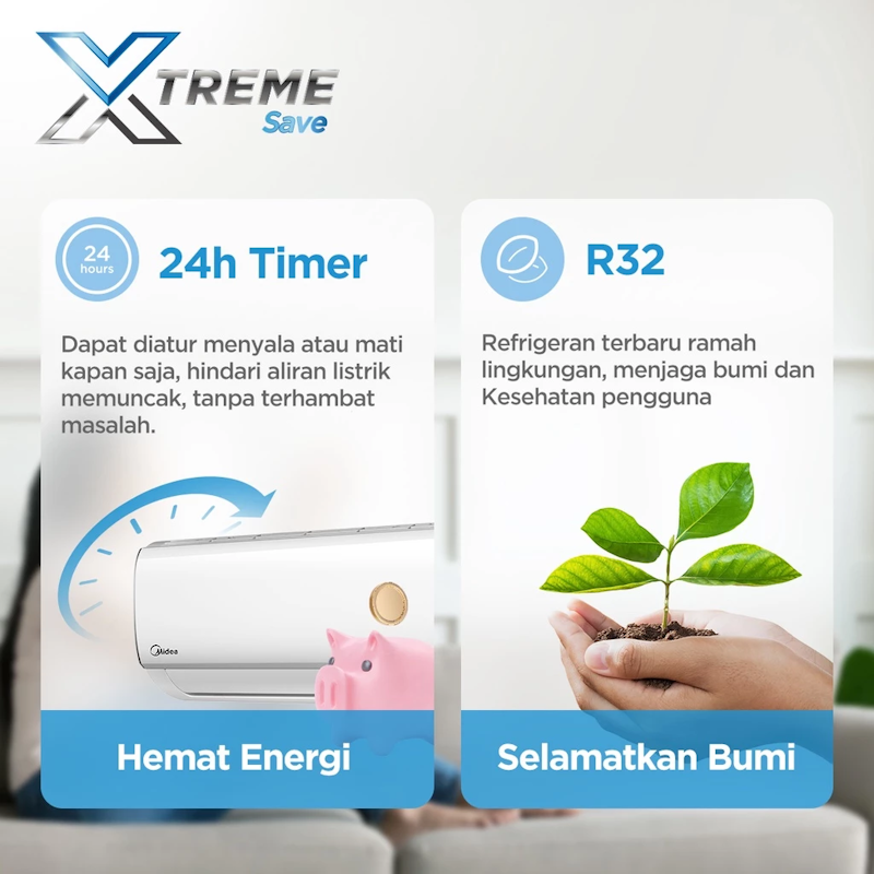 Midea | 1.5 PK Standard AC XtremeDura