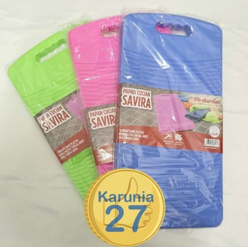 Papan Cuci Baju Gilesan Plastik Merk Savira