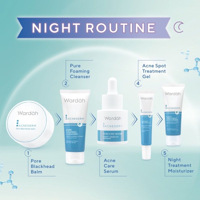 Wardah | Acnederm Night Treatment Moisturizer
