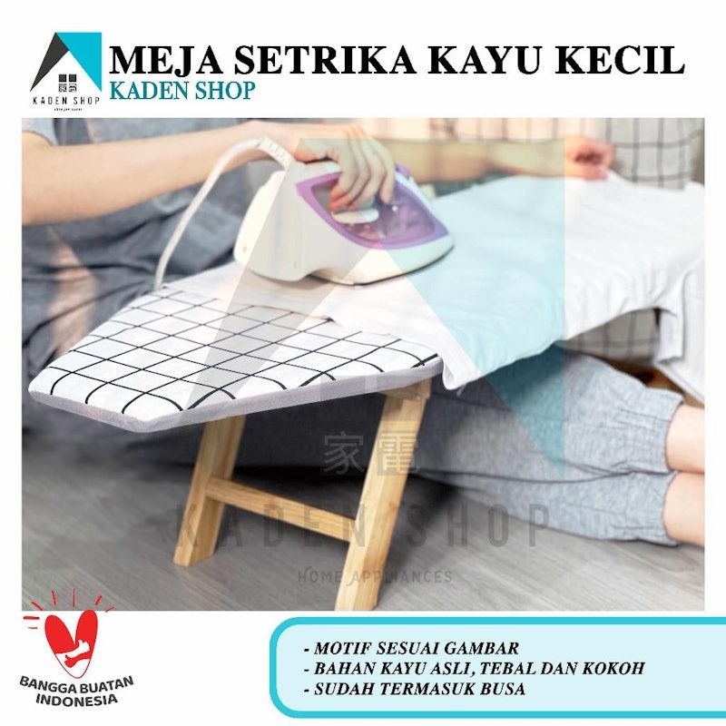 Meja Setrika Gosokan Lesehan Kayu