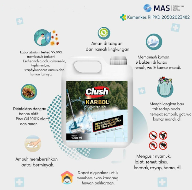 Clush Karbol Disinfektan