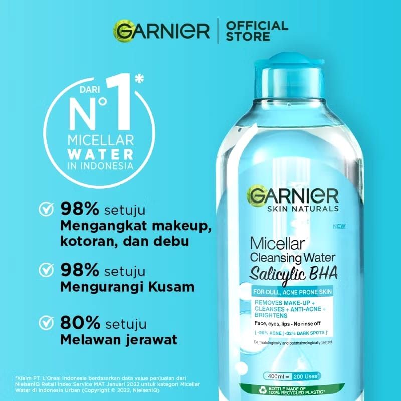 Garnier | Micellar Cleansing Water Salicylic BHA