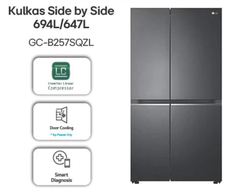 LG | Kulkas Side by Side 694L
