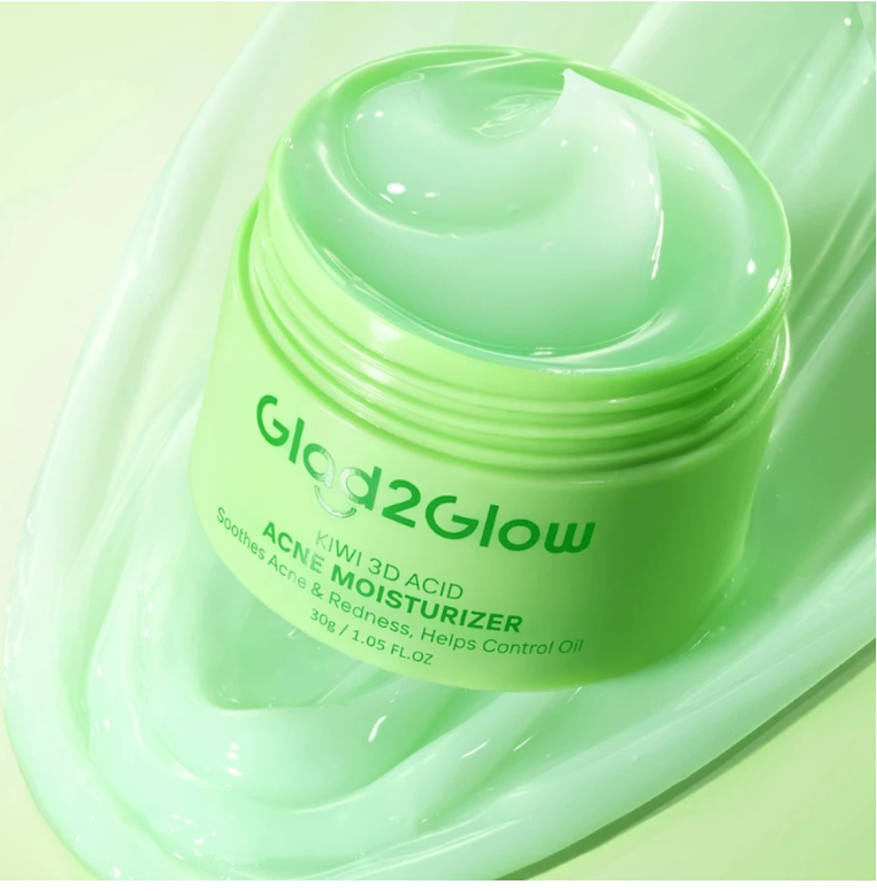 Glad2Glow Kiwi 3D Acid Acne Moisturizer