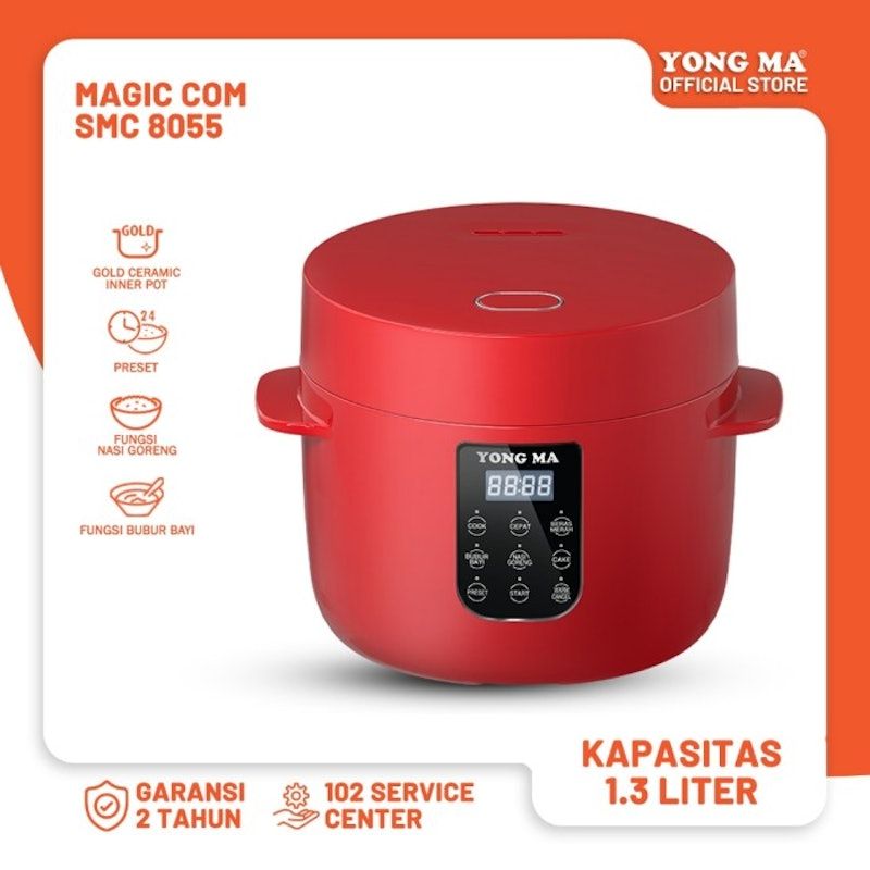 YONG MA Small Digital Rice Cooker 1.3 L