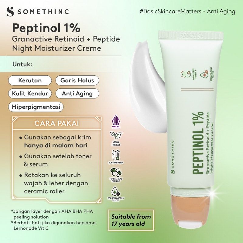 SOMETHINC PEPTINOL Granactive Retinoid + Peptide Night Moisturizer Creme
