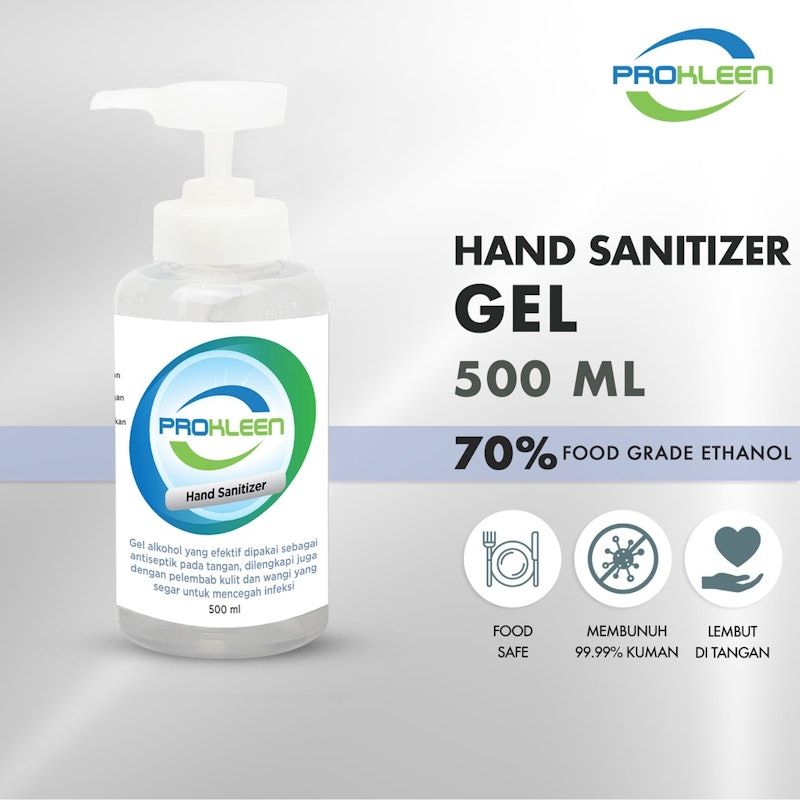 Hand Sanitizer 70% Antiseptic Gel Food Grade