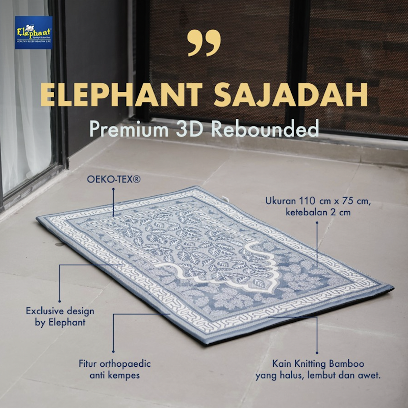 Sajadah Premium 3D Rebounded