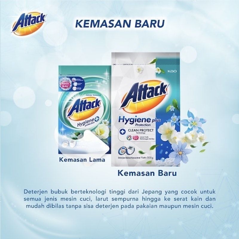 Attack | Hygiene Plus Deterjen Bubuk